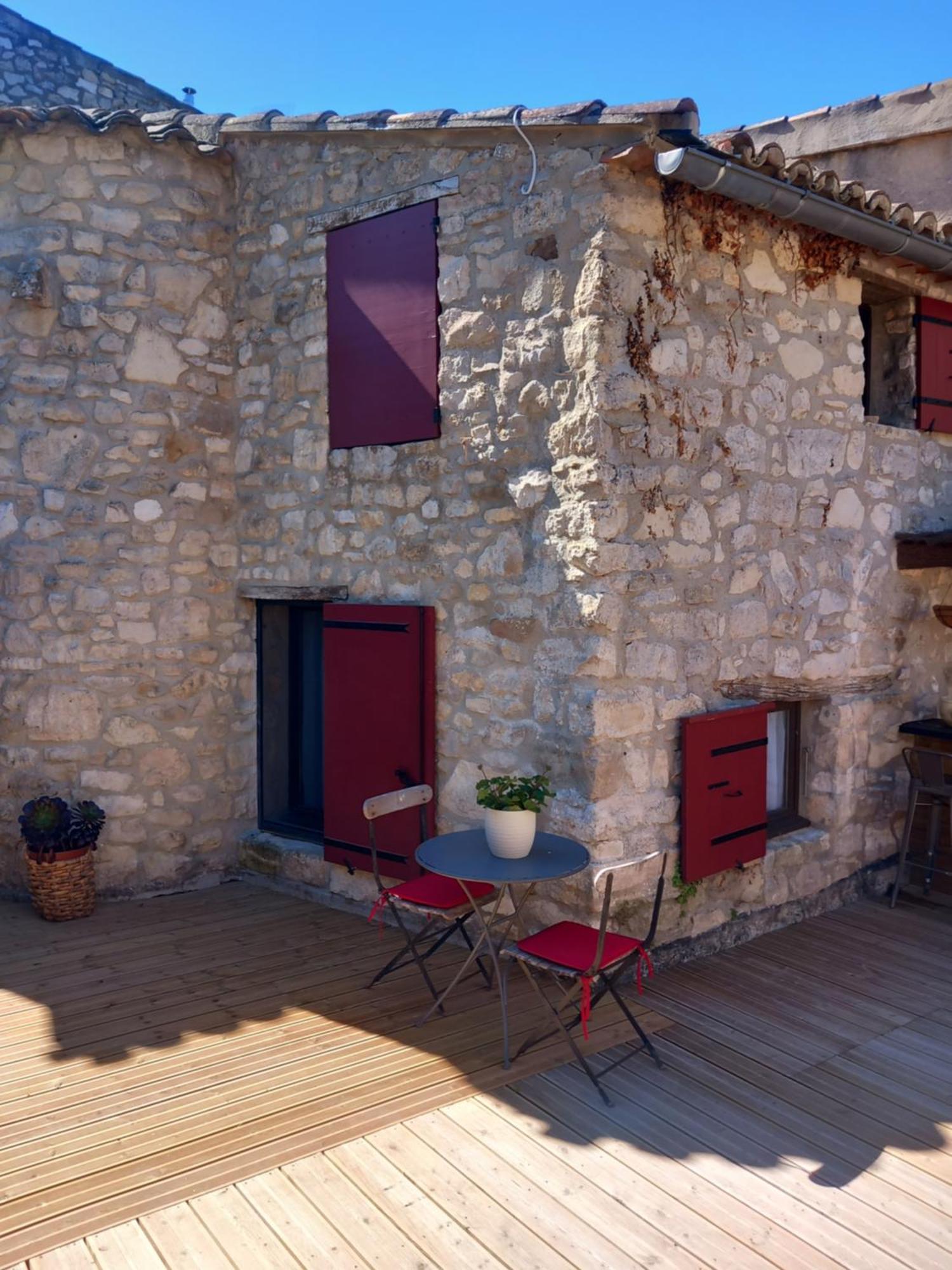 Chez Daniele Chambre Avec Jacuzzi Et Terrasse Privee Murs  Luaran gambar